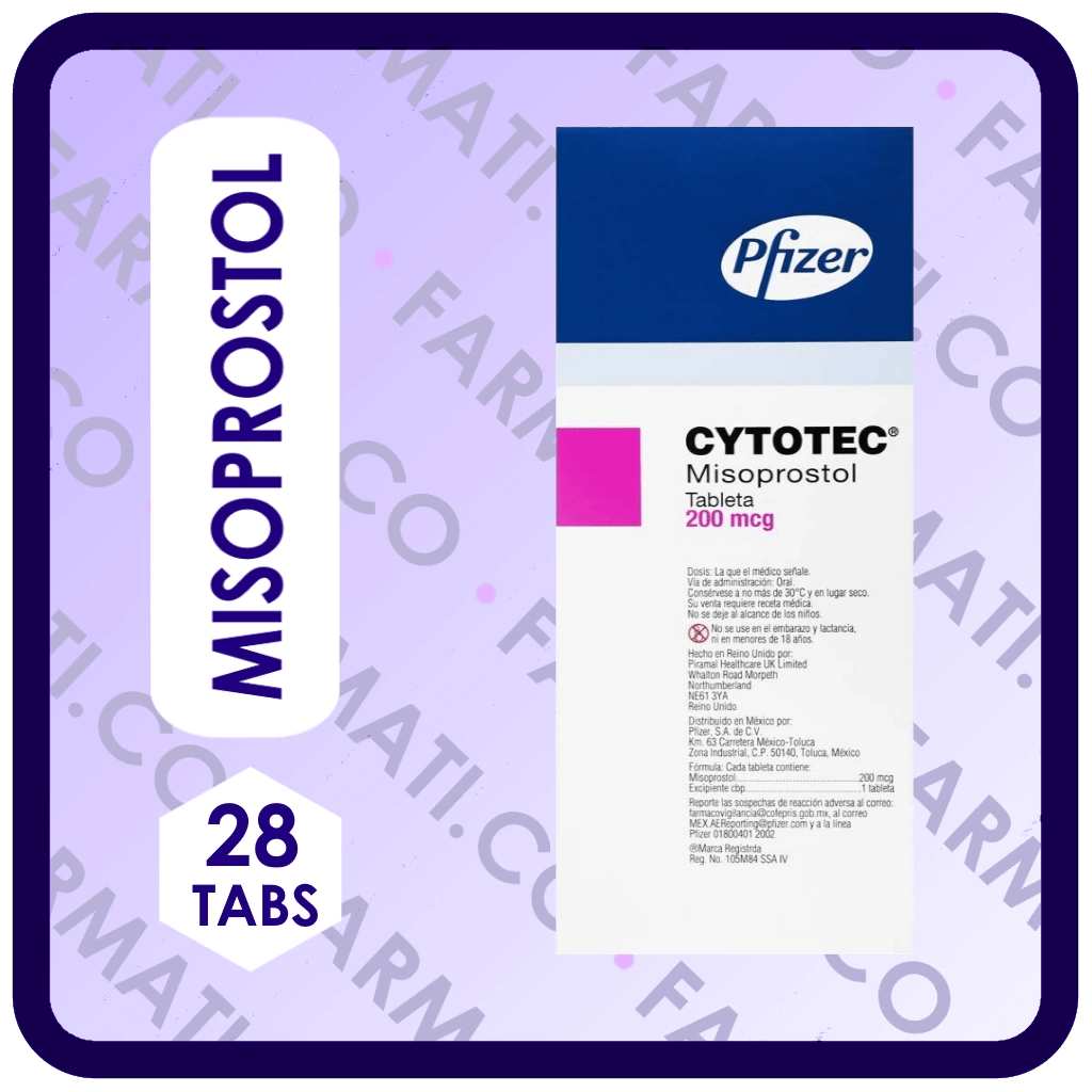Cytotec Labs Pfizer 28 Unidades Caja Farmatico Costa Rica
